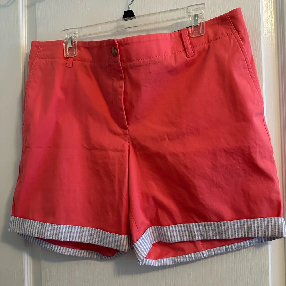 Talbots Vibrant Orange Women's Bermudas